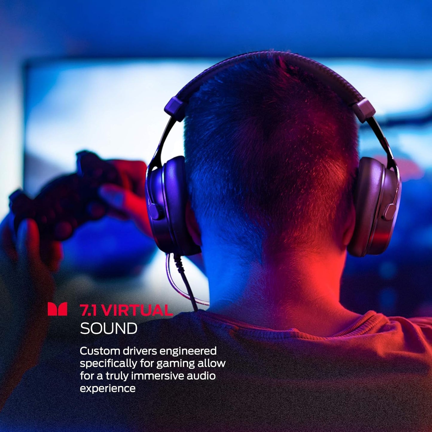 Monster Gaming Headset with RGB Lights & Surround Sound
