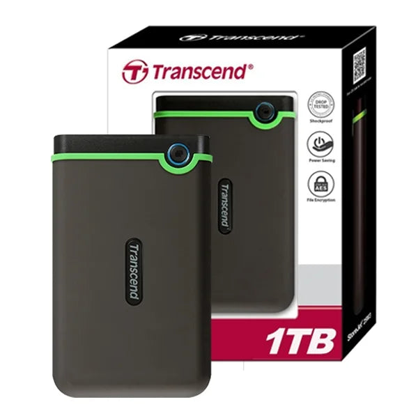 Transcend StoreJet 25M3 1TB Portable External Hard Drive