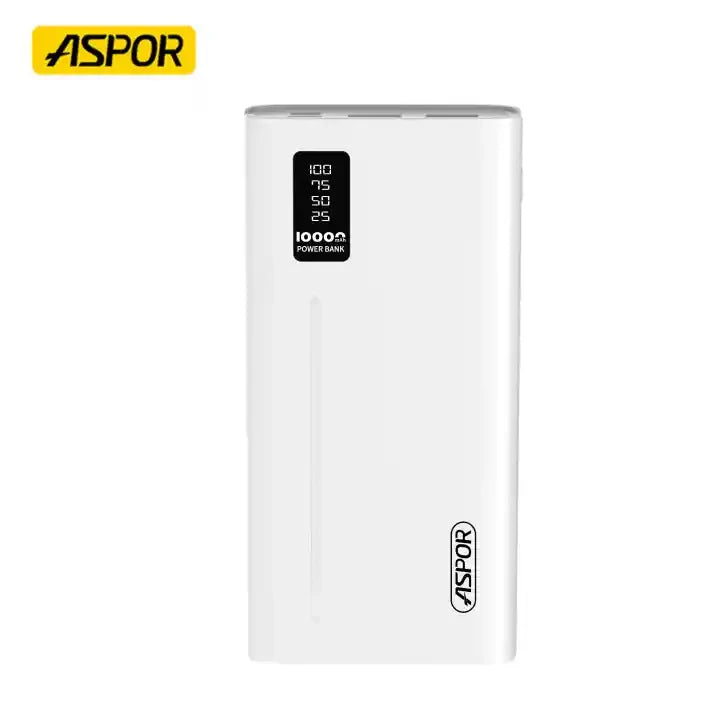 Aspor Portable Power Bank 10000mAh (Model: A330)