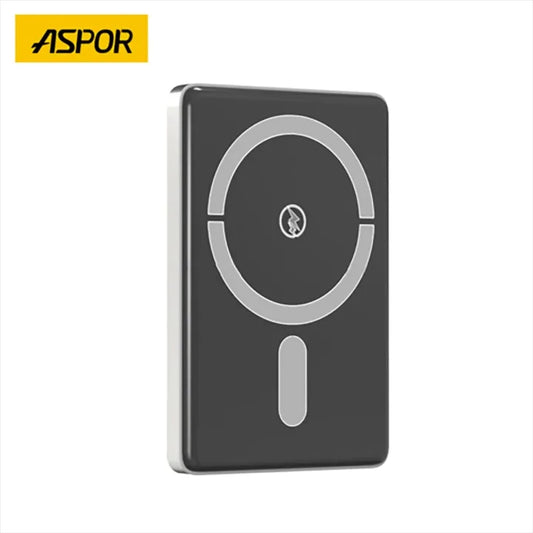 Aspor Magnetic Wireless Power Bank 10000mAh (Model: A382)
