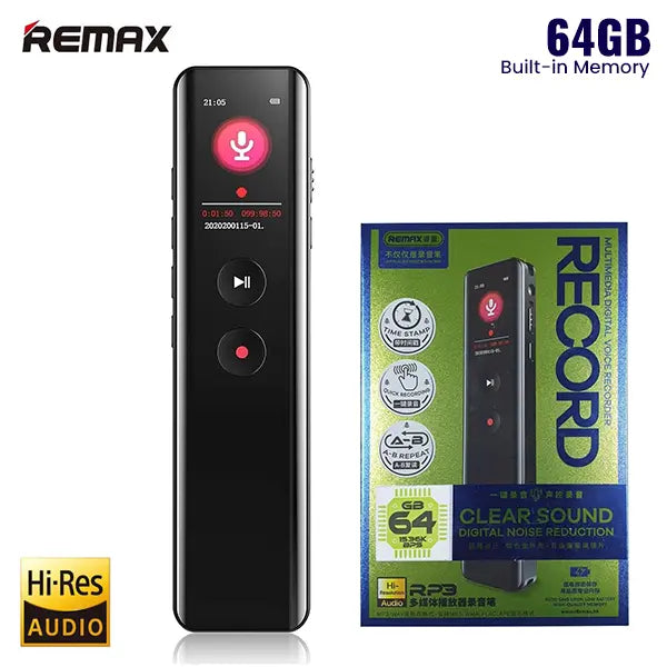 REMAX RP3 Voice Recorder – 64GB