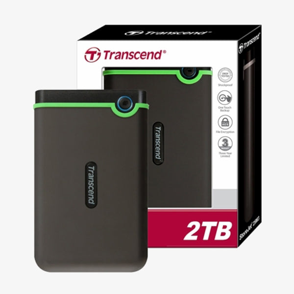 Transcend StoreJet 25M3 2TB Portable External Hard Drive